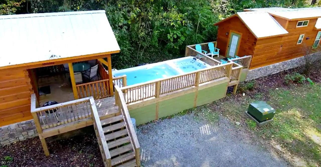 Bryce Cabin Lookout Mtn Tiny Home W Swim Spa Chattanooga Exterior foto